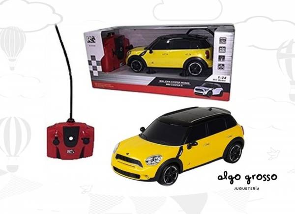 AUTO MINI COOPER WORK ESCALA 1:24 RADIO CONTROL art.28124M