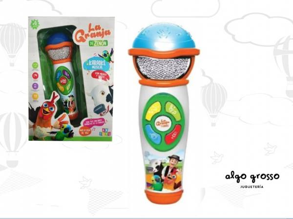 LA GRANJA DE ZENON MICROFONO KARAOKE DE MANO art.LS7810