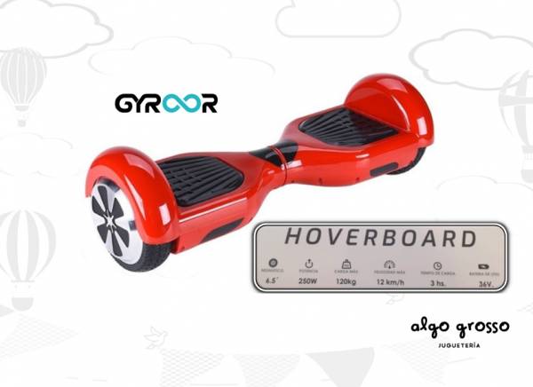 HOVERBOARD PATINETA ELECTRICA GYROOR G3 6,5 BLUETOOTH