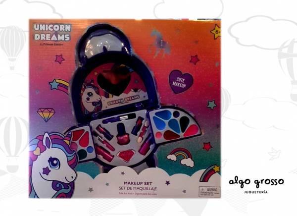 COSMETICA VALIJA DESPLEGABLE MAQUILLAJE UNICORNIO art.UD1830