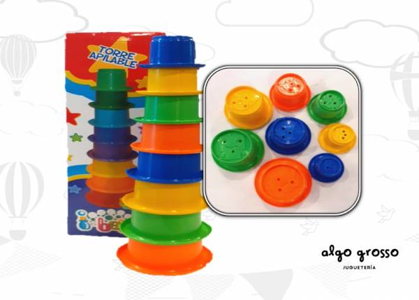 TORRE APILABLE INFANTIL I-BABY SOMBRERITOS art.132636