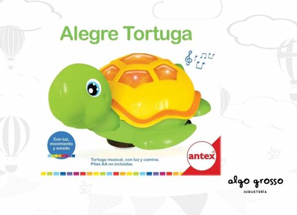 ALEGRE TORTUGA CON LUZ Y SONIDO-ANTEX art.2262