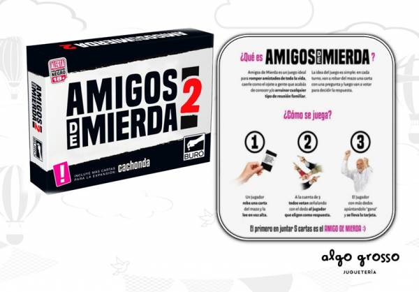 AMIGOS DE MIERDA 2 JUEGO DE MESA ART.ADM2