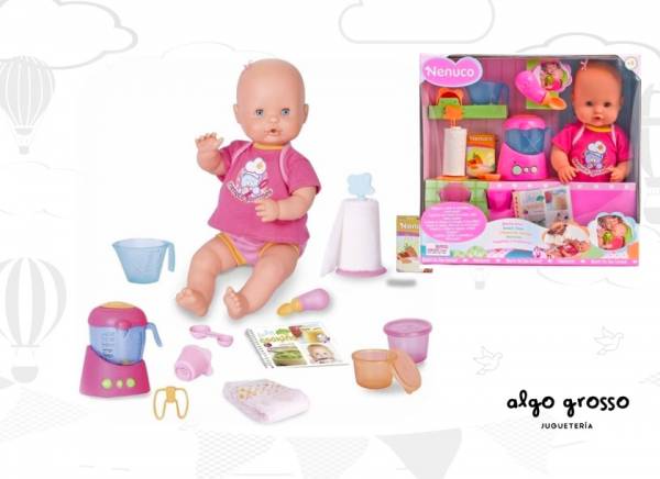 NENUCO BEBE MERIENDITAS CON ACCESORIOS art.14057