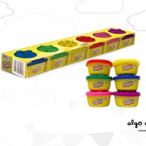 SMOOSHI MASA ARCO IRIS 6 POTES art.5020