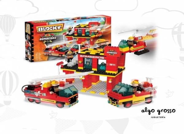 BLOCKY BOMBERO 3 DE 290 PIEZAS art.652