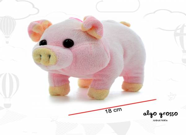 CHANCHO PARADO PELUCHE 18CM art.3888