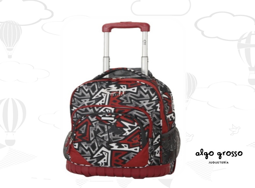 ELF MOCHILA CARRO BASE GOMA REFORZADA 3 CIERRE art.6415 – Algo Grosso –  Juguetería