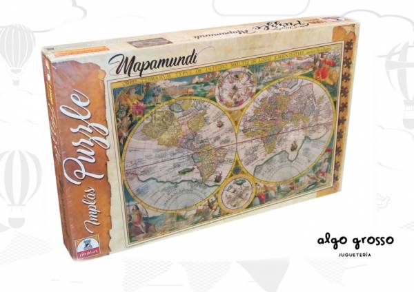 PUZZLE 1000 PIEZAS MAPAMUNDI IMPLAS art.212