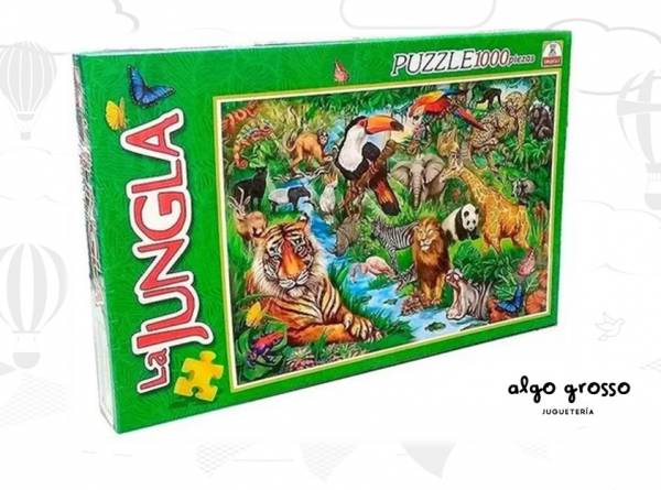PUZZLE 1000 PIEZAS LA JUNGLA IMPLAS art.309