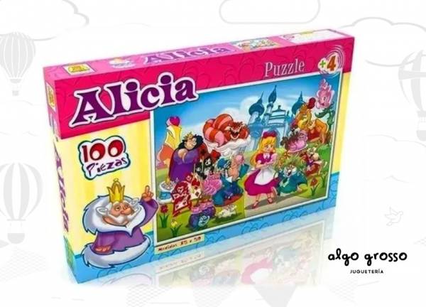 PUZZLE 100 PIEZAS ALICIA EN EL PAIS DE LAS MARAVILLAS IMPLAS art.209