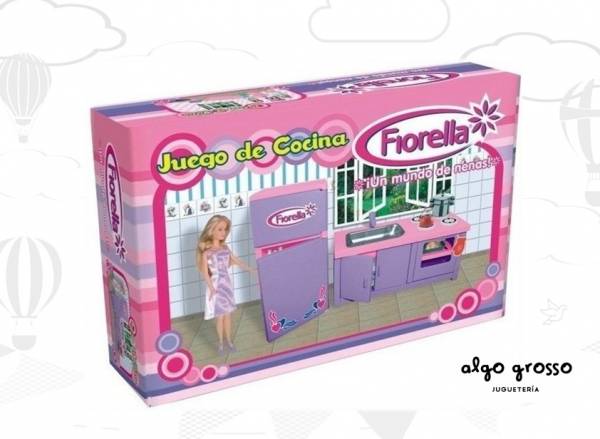 JUEGO DE COCINA PARA MUÑECA FIORELLA art.80742