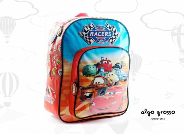 MOCHILA CARS ESPALDA 2 CIERRES art.61052