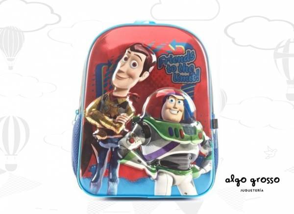MOCHILA TOY STORY 3D ESPALDA 14¨ 1 CIERRE art.61302