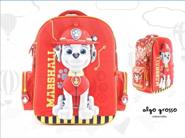 MOCHILA PAW PATROL 3D ESPALDA 16¨art.89514
