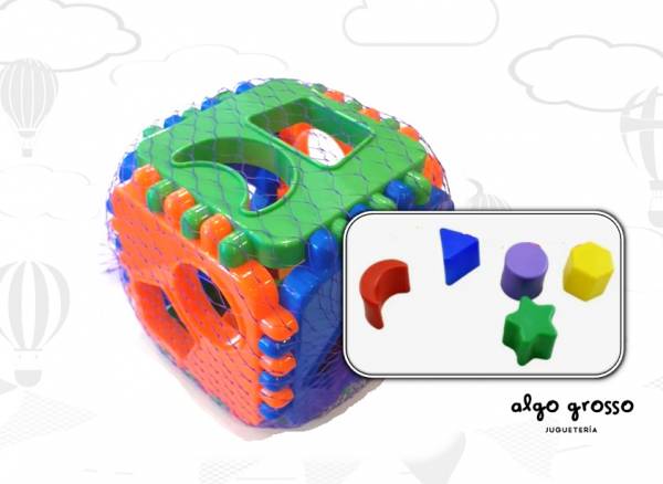 CUBO DIDACTICO CON ENCASTRE art.151013