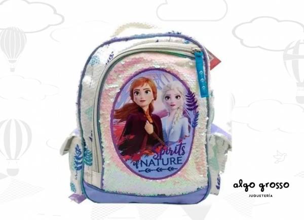 MOCHILA FROZEN TORNASOL COLGANTE 16" art.59316