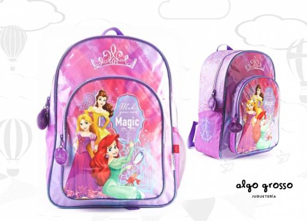 MOCHILA PRINCESAS DISNEY COLGANTE 16" art.80252