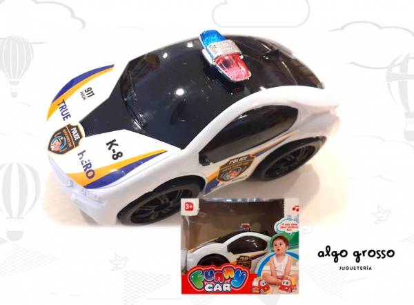VEHICULO FUNNY CAR MOVIMIENTO LUZ Y SONIDO art.162275