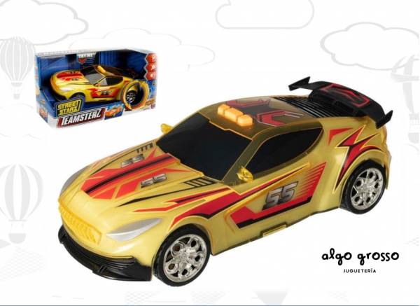 AUTO STREET STARZ TEAMSTERZ LUZ SONIDO Y MOVIMIENTO art.14108