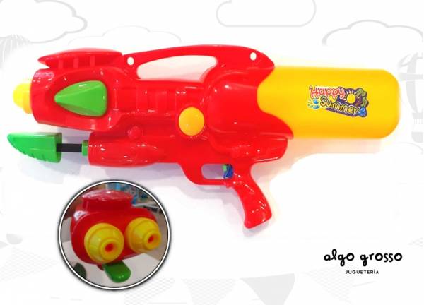 PISTOLA DE AGUA WATER GUN 60CM DOBLE PICO art.NL3025-96