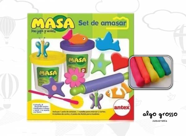 MASA SET DE AMASAR 2 POTES + ACCESORIOS art.50520
