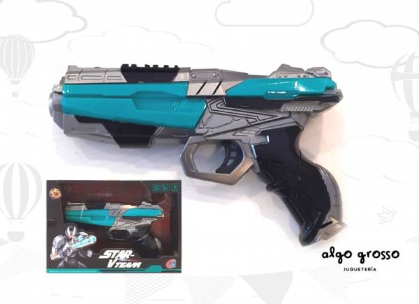 PISTOLA ESPACIAL STAR VTEAM LUZ Y SONIDO art.BL3270