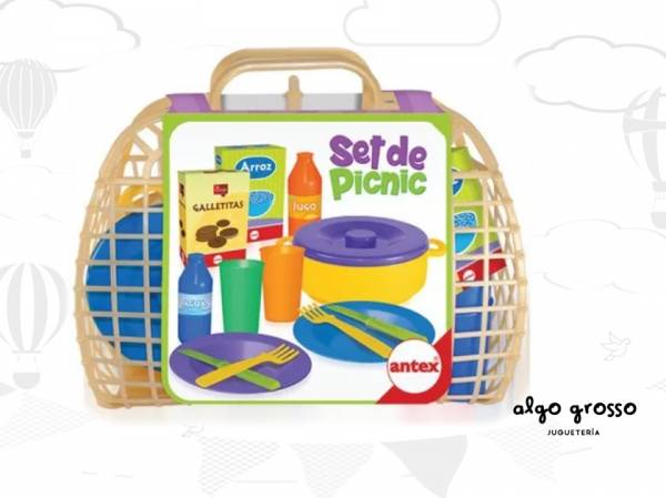 SET DE PICNIC CANASTA + ACCESORIOS art.1139