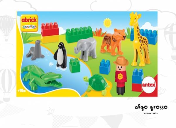 ABRICK SET SELVA BLOQUES CON ANIMALES ANTEX art.9038
