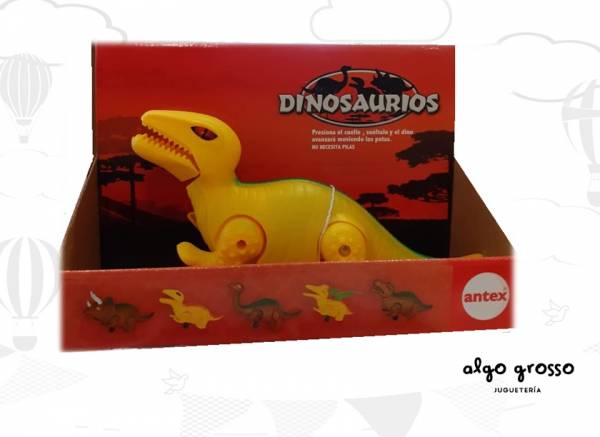 DINOSAURIO PRESIONA Y ANDA ANTEX art.2264