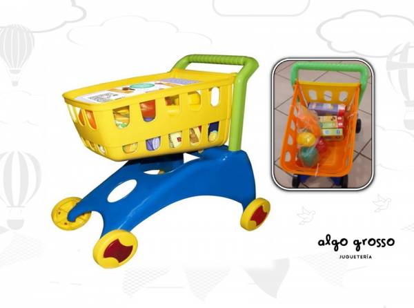 CARRITO DE SUPER MERCADO + ACCESORIOS art.4110