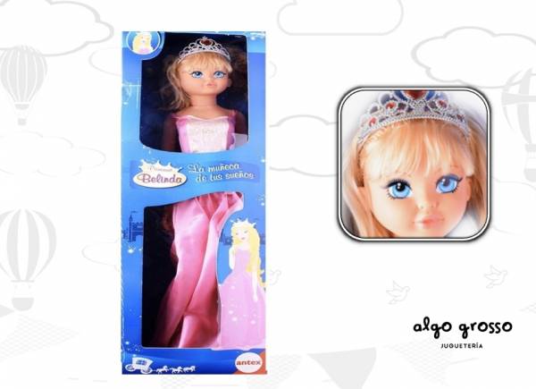 MUÑECA GRANDE PRINCESA BELINDA ANTEX art.4605