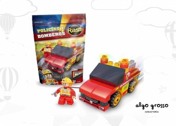 RASTI DOY PACK BOMBEROS 44 PIEZAS art.1084