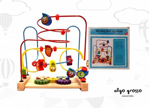 PRONO LABERINTO DE MADERA WINDING BEAD TOY art.6211