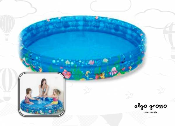 PILETA 3 ANILLOS 122X25CM DECORADA JILONG art.JL017011NPF