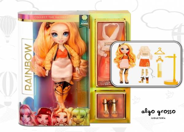 RAINBOW HIGH MUÑECA 29CM POPPY ROWAN + ACCESORIOS ART.569640E7C
