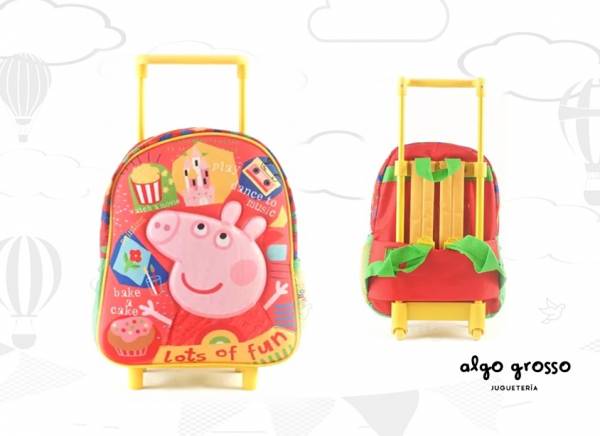 MOCHILA PEPPA PIG CARRO 12´DANCE ART.91042