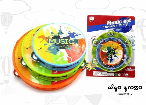 PANDERETAS MUSIC SET art.FD768025-3A