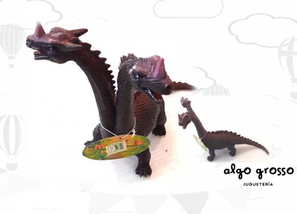 DRAGON DOS CABEZAS 16CM MANYMALS art.D2601/1