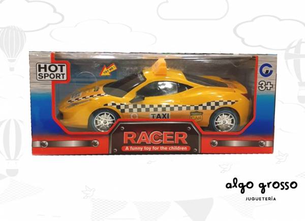 AUTO RACER HOT SPORT A FRICCION CON LUZ Y SONIDO art.D1209331