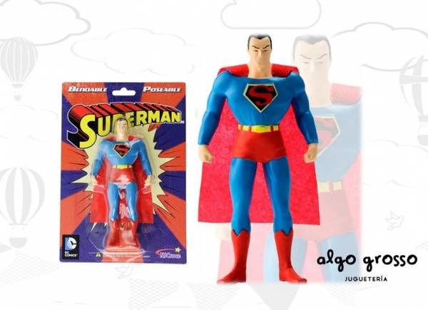 MUÑECO FLEXIBLE SUPERMAN art.DC3902-0