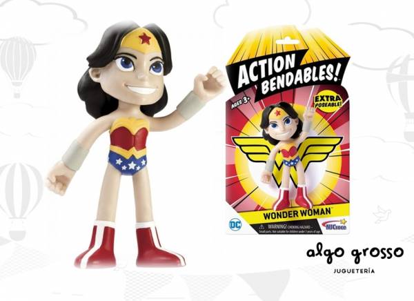 MUÑECO FLEXIBLE ACTION MUJER MARAVILLA art.AB5003