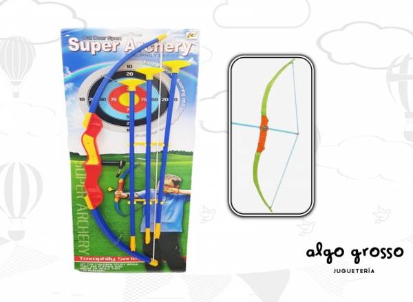 SET DE ARCO Y FLECHA SUPER ARCHERY BLISTER art.163132