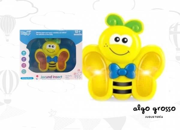 MARIPOSA MUSICAL CON LUZ JOCUND INSECT art.WD3621