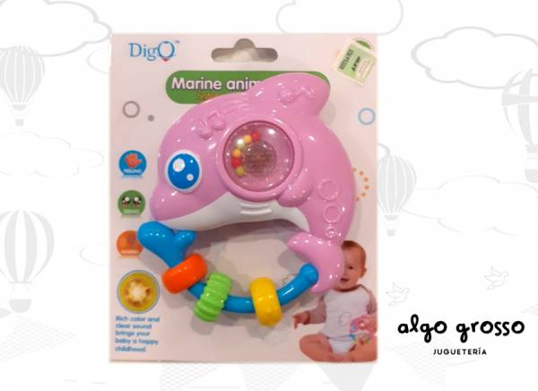 SONAJERO DELFIN LUZ Y SONIDO art.WD3731A