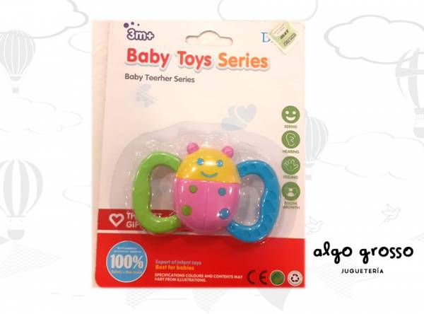SONAJERO MORDILLO ABEJITA BABY TOYS art.WD3317