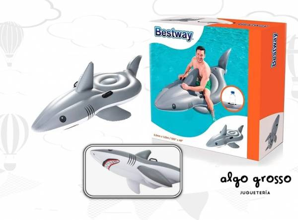 COLCHONETA TIBURON INFLABLE BESTWAY art.41097