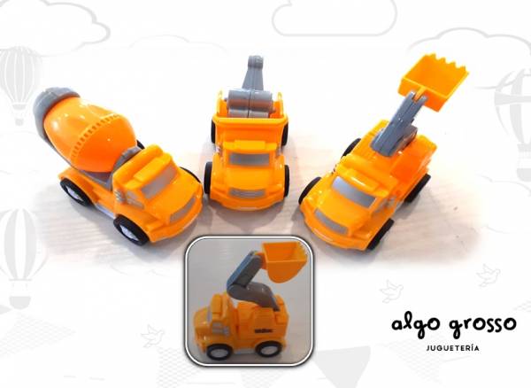 CAMION CONSTRUCCION FRICCION 10CM SUELTO SURTIDO art.162410