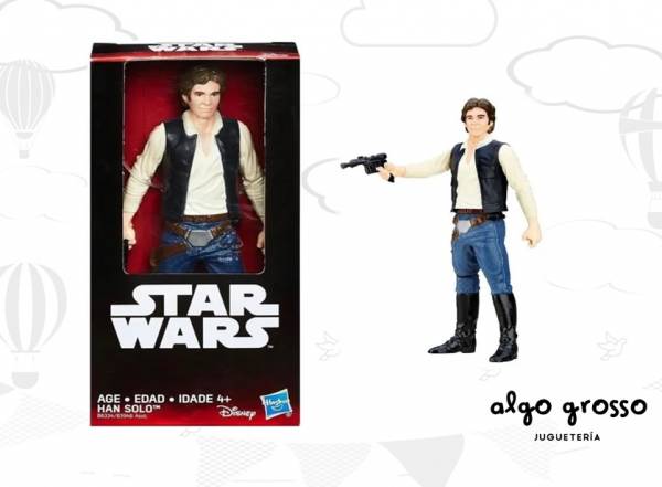 MUÑECO STAR WARS CON ACCESORIO 15CM.