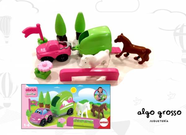 ABRICK SET TRANSPORTE DE CABALLOS art.9050